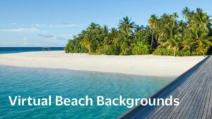 Virtual Beach Background