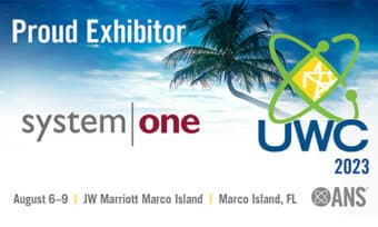 System One Exhibits at ANS UWC Conference in Marco Island - Florida